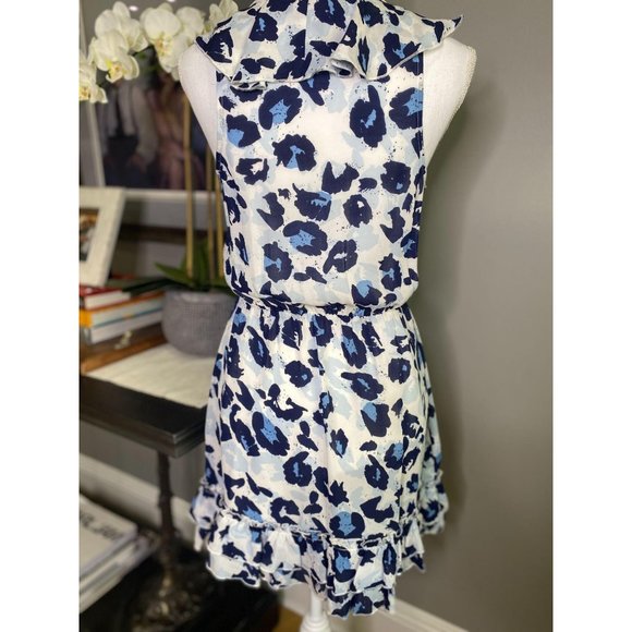 Parker Monet Cheetah Print Fit & Flare Dress XS - Picture 5 of 8